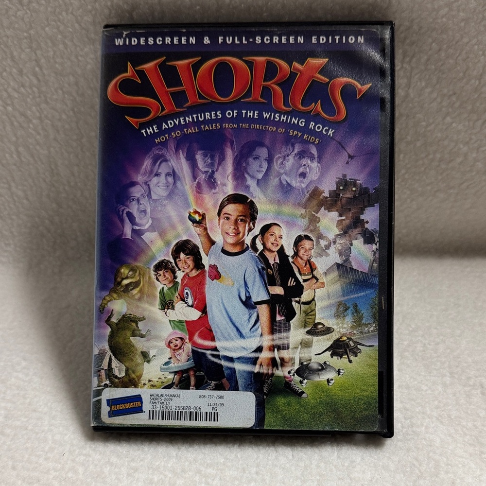 Shorts DVD The Adventure Of The Wishing Rock Widescreen & Full Screen Edition